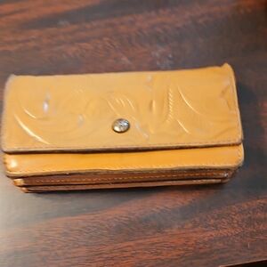 Patricia Nash Elegant Tan Leather Wallet